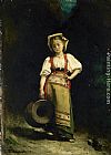 Leon Bonnat Italian Girl with a Jug painting